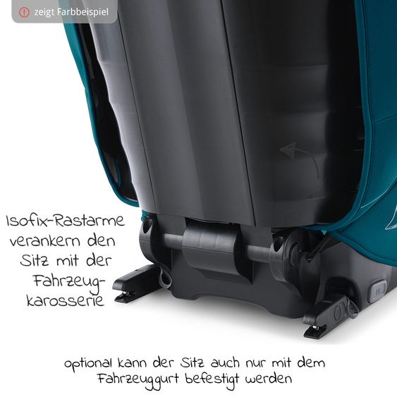Recaro Kindersitz Monza Nova 2 Seatfix Gruppe 2/3 - 3,5 Jahre bis 12 Jahre (15-36 kg) - Select - Sweet Gurry