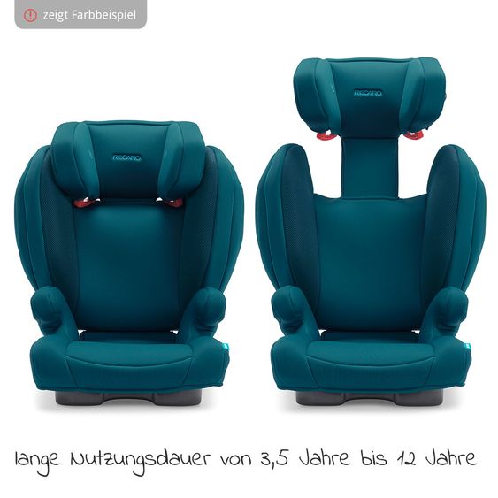 Recaro Kindersitz Monza Nova 2 Seatfix Gruppe 2/3 - 3,5 Jahre bis 12 Jahre (15-36 kg) - Select - Sweet Gurry
