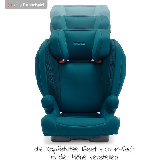 Recaro Kindersitz Monza Nova 2 Seatfix Gruppe 2/3 - 3,5 Jahre bis 12 Jahre (15-36 kg) - Select - Sweet Gurry