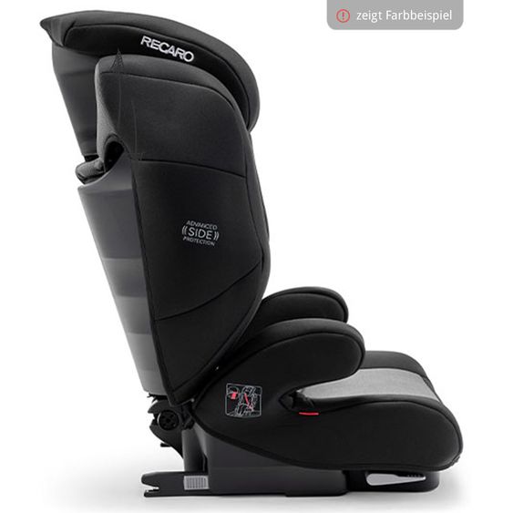 Recaro Kindersitz Monza Nova EVO Seatfix Gruppe 2/3 - 3,5 Jahre bis 12 Jahre (15-36 kg) - Core - Simply Grey
