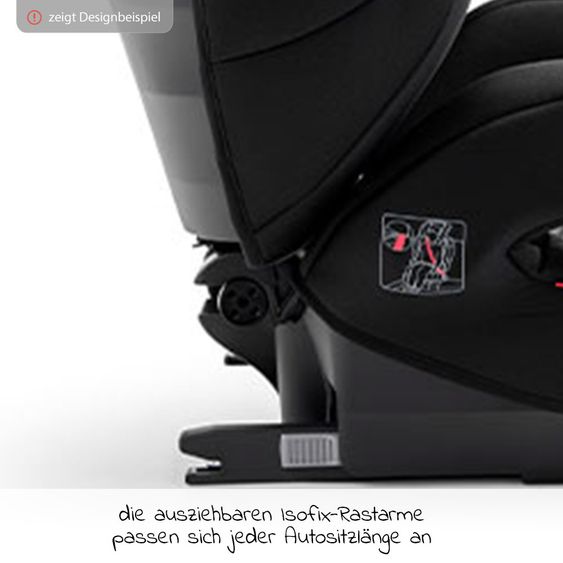 Recaro Kindersitz Monza Nova EVO Seatfix Gruppe 2/3 - 3,5 Jahre bis 12 Jahre (15-36 kg) - Core - Simply Grey