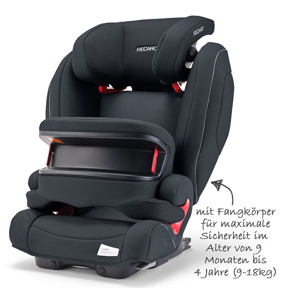 Recaro Seggiolino Monza Nova IS + Pacchetto accessori gratuito - Prime - Mat Black