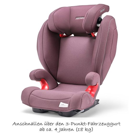 Recaro Kindersitz Monza Nova IS Seatfix - Prime - Pale Rose