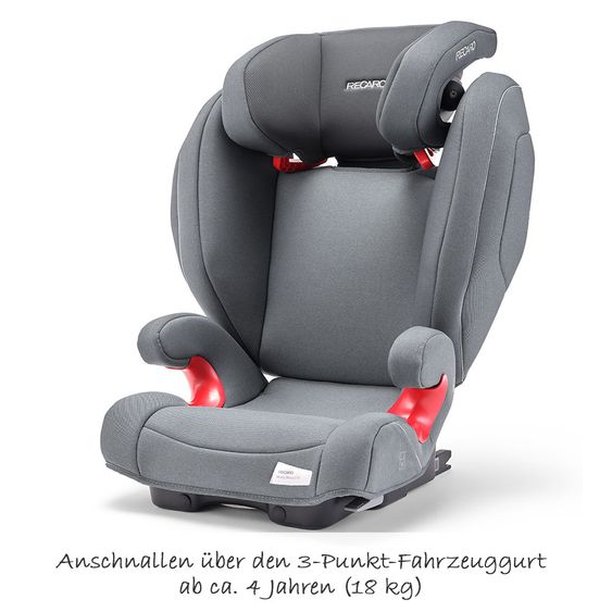 Recaro Child seat Monza Nova IS Seatfix - Prime - Silent Grey