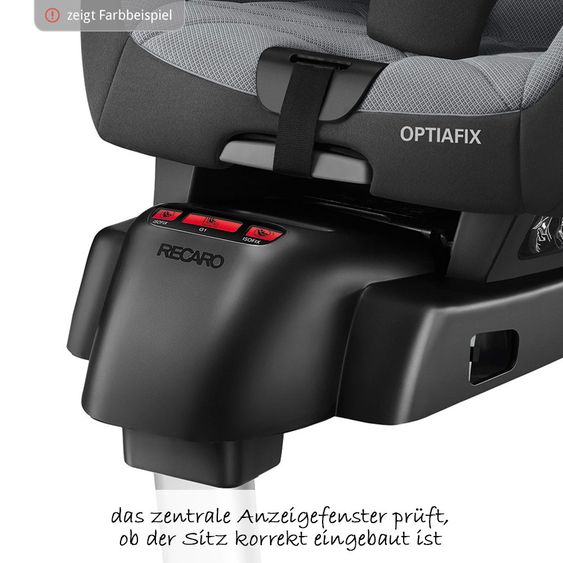 Recaro Kindersitz Optiafix - Performance Black