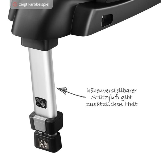 Recaro Kindersitz Optiafix - Performance Black