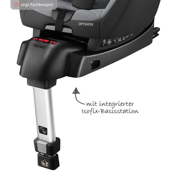Recaro Kindersitz Optiafix - Performance Black