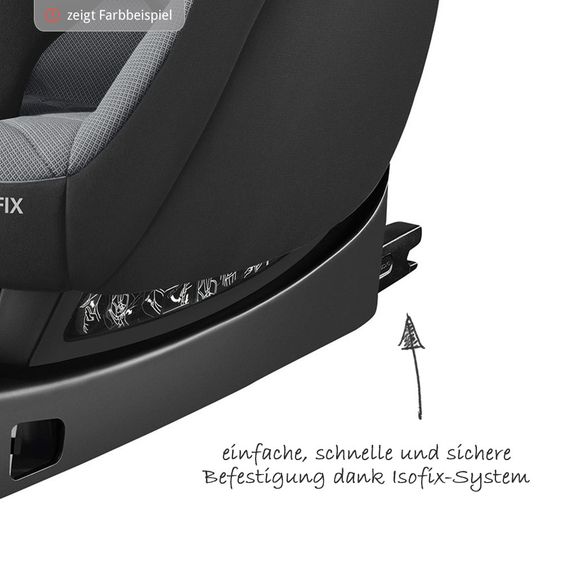 Recaro Kindersitz Optiafix - Performance Black