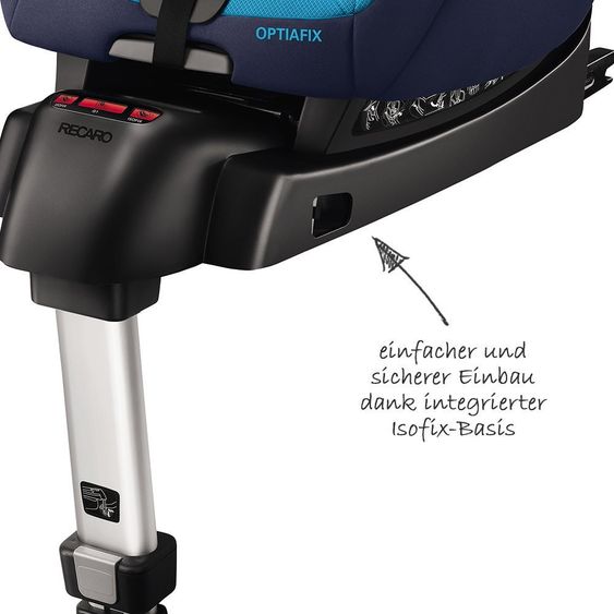 Recaro Kindersitz Optiafix - Xenon Blue