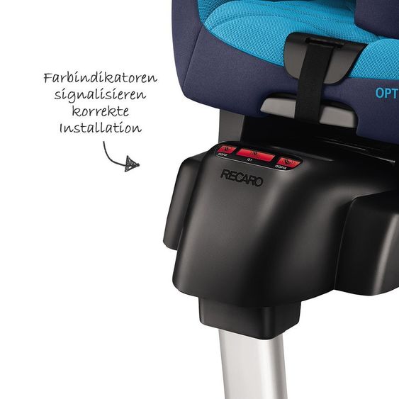 Recaro Kindersitz Optiafix - Xenon Blue