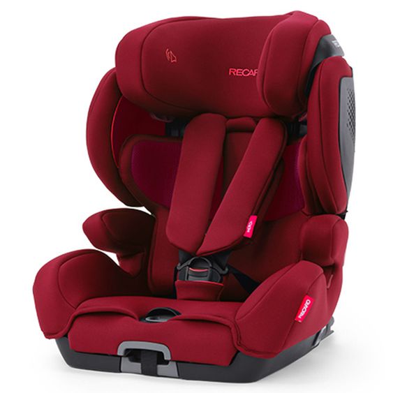 Recaro Kindersitz Tian Elite - Gruppe 1/2/3 / - 9 Monate bis 12 Jahre - (9- 36 kg) + Gratis Zubehöpaket - Select - Garnet Red