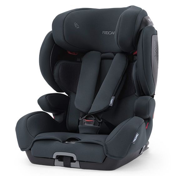 Recaro Kindersitz Tian Elite - Gruppe 1/2/3 / - 9 Monate bis 12 Jahre - (9- 36 kg) + Gratis Zubehöpaket - Select - Night Black