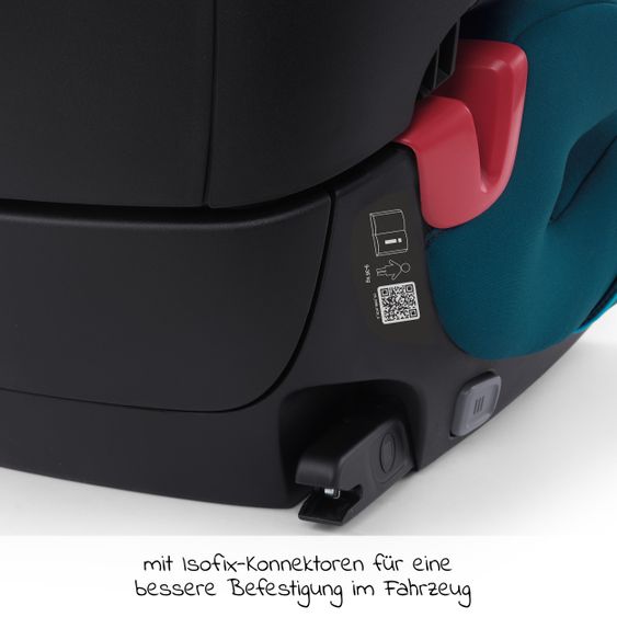 Recaro Kindersitz Tian Elite - Gruppe 1/2/3 / - 9 Monate bis 12 Jahre - (9- 36 kg) + Gratis Zubehöpaket - Select - Teal Green