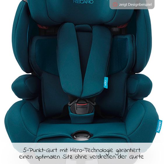 Recaro Kindersitz Tian Elite - Gruppe 1/2/3 / - 9 Monate bis 12 Jahre - (9- 36 kg) - Prime - Silent Grey