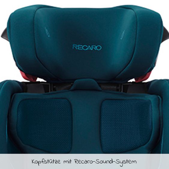 Recaro Kindersitz Tian Elite - Gruppe 1/2/3 / - 9 Monate bis 12 Jahre - (9- 36 kg) - Select - Teal Green