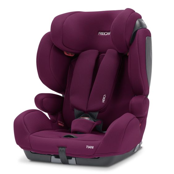 Recaro Kindersitz Tian - Gruppe 1/2/3 / - 9 Monate bis 12 Jahre - (9- 36 kg) - Core - Very Berry