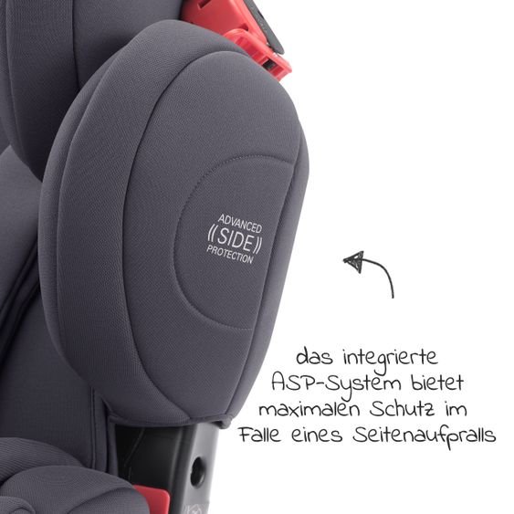 Recaro Kindersitz Young Sport Hero Gruppe 1/2/3 - ab 9 Monate - 12 Jahre ( 9-36 kg) - Core - Simply Grey
