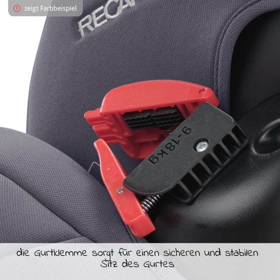 Recaro Kindersitz Young Sport Hero Gruppe 1/2/3 - ab 9 Monate - 12 Jahre ( 9-36 kg) + Zubehörpaket - Core - Deep Black