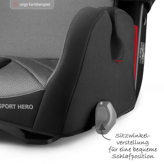Recaro Kindersitz Young Sport Hero - Prime - Silent Grey