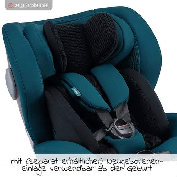 Recaro Reboarder-Kindersitz Kio i-Size 60 cm - 105 cm / 3 Monate bis 4 Jahre - Select - Night Black