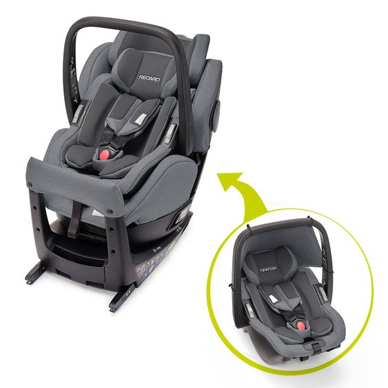 Recaro Reboarder-Kindersitz Salia Elite i-Size - Prime - Silent Grey