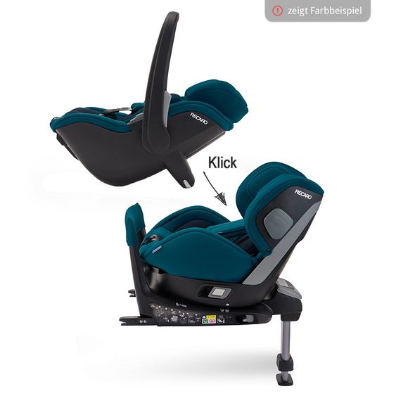 Recaro Reboarder-Kindersitz Salia Elite i-Size - Select - Night Black