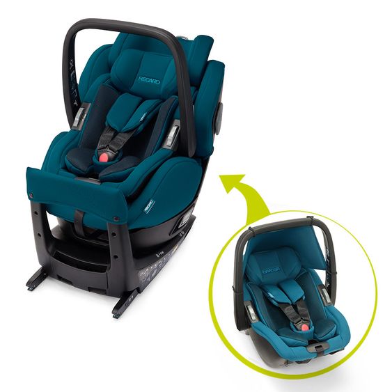 Recaro Reboarder-Kindersitz Salia Elite i-Size - Select - Teal Green