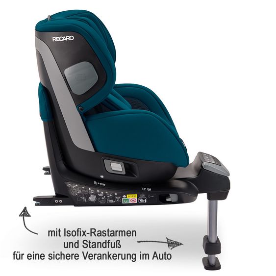 Recaro Reboarder-Kindersitz Salia Elite i-Size - Select - Teal Green