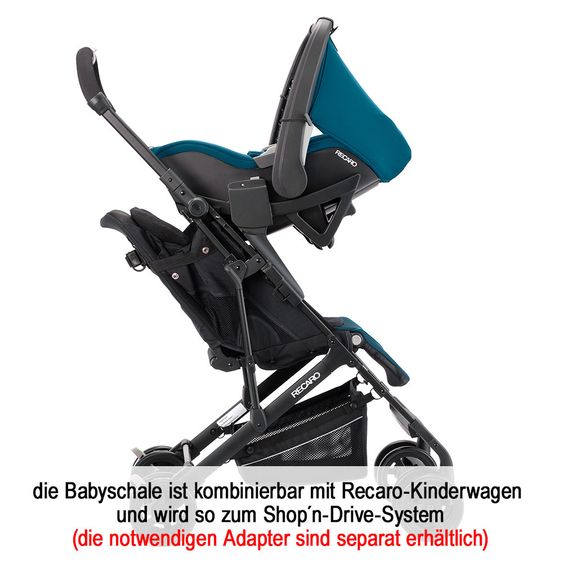 Recaro Reboarder-Kindersitz Salia Elite i-Size - Select - Teal Green