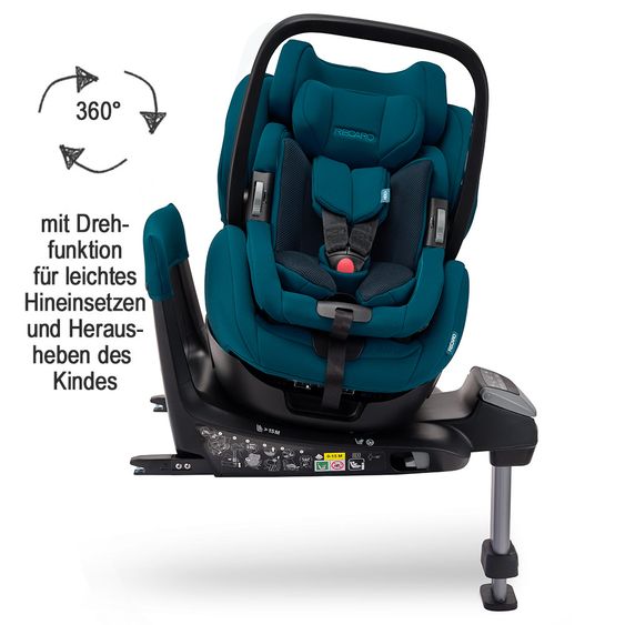 Recaro Reboarder-Kindersitz Salia Elite i-Size - Select - Teal Green