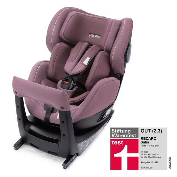 Recaro Reboarder-Kindersitz Salia i-Size - Prime - Pale Rose
