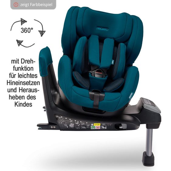 Recaro Reboarder-Kindersitz Salia i-Size - Prime - Silent Grey