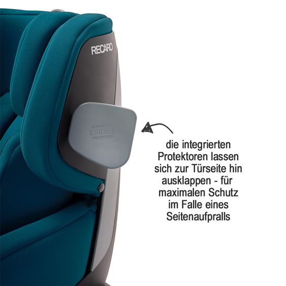 Recaro Reboarder-Kindersitz Salia i-Size - Select - Teal Green