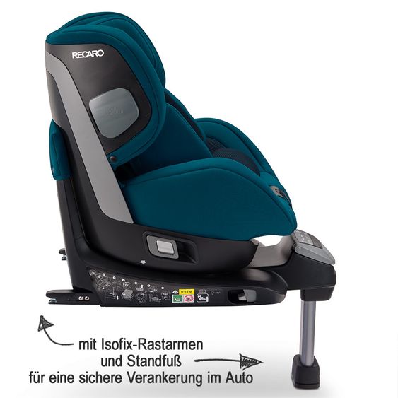 Recaro Reboarder-Kindersitz Salia i-Size - Select - Teal Green
