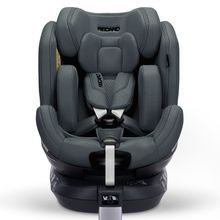 Reboarder-Kindersitz Xenon 1 Kid drehbar ab 3 Monate - 7 Jahre (61 cm - 125 cm) mit Sitzverkleinerer inkl. Isofix-Basis mit Stützfuß - Gallant Grey