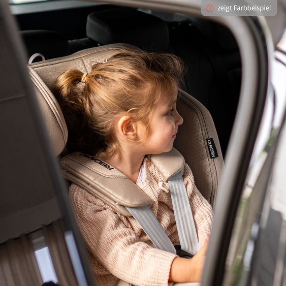 Recaro Reboarder-Kindersitz Xenon 1 Kid drehbar ab 3 Monate - 7 Jahre (61 cm - 125 cm) mit Sitzverkleinerer inkl. Isofix-Basis mit Stützfuß - Gallant Grey
