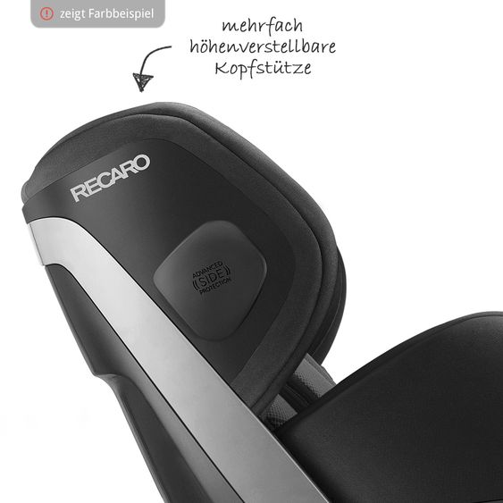 Recaro Reboarder-Kindersitz Zero.1 Elite i-Size - Aluminium Grey