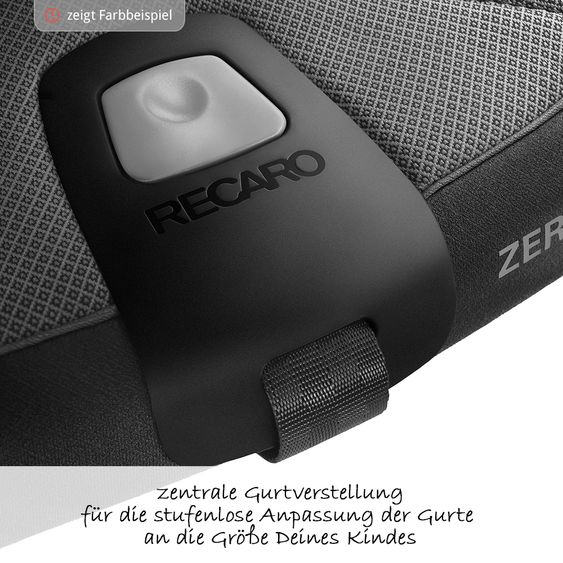 Recaro Reboarder-Kindersitz Zero.1 Elite i-Size - Aluminium Grey
