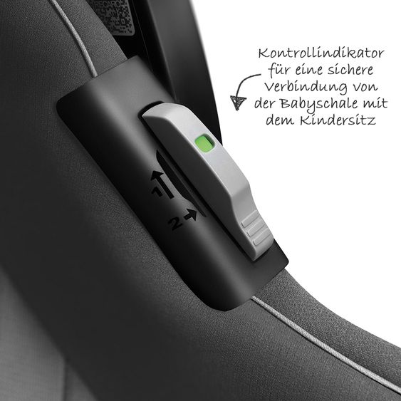 Recaro Reboarder-Kindersitz Zero.1 Elite i-Size - Carbon Black
