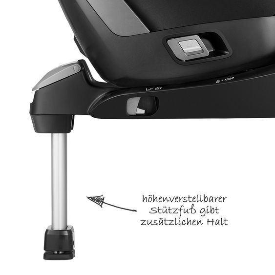 Recaro Reboarder-Kindersitz Zero.1 Elite i-Size - Carbon Black