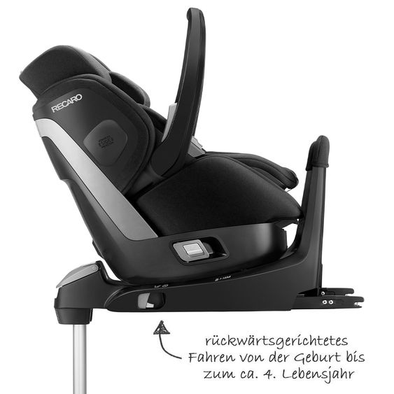 Recaro Reboarder-Kindersitz Zero.1 Elite i-Size - Carbon Black