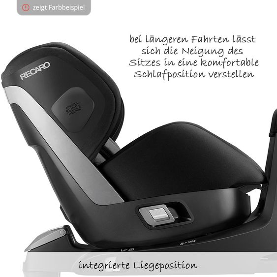 Recaro Reboarder child seat Zero.1 i-Size - Aluminium Grey