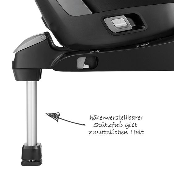Recaro Reboarder-Kindersitz Zero.1 i-Size - Carbon Black
