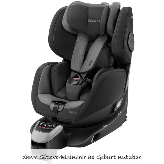 Recaro Reboarder-Kindersitz Zero.1 i-Size - Carbon Black