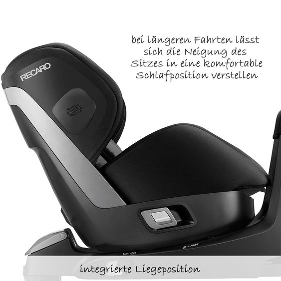 Recaro Reboarder-Kindersitz Zero.1 i-Size - Carbon Black
