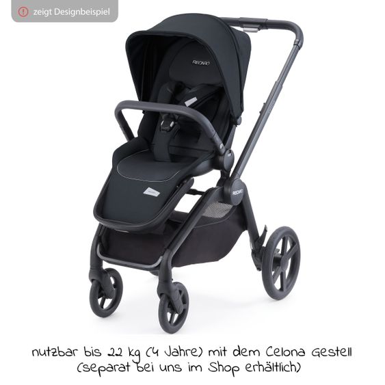 Recaro Seat unit for Sadena and Celona - Prime - Mat Black