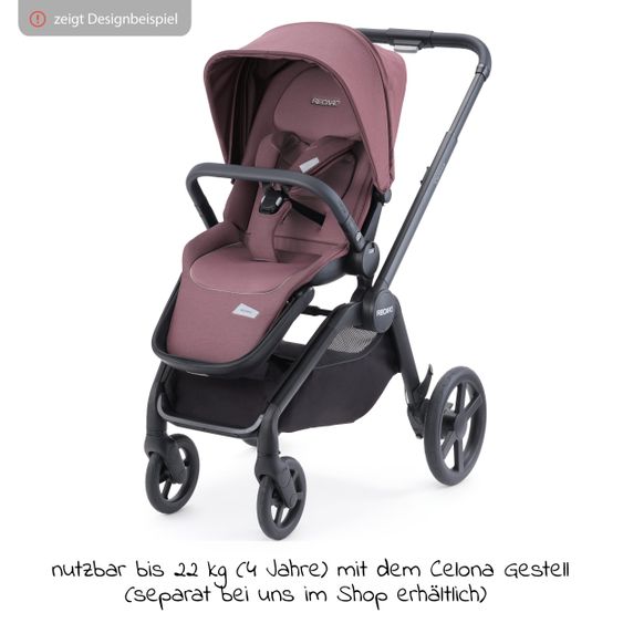 Recaro Sitzeinheit für Sadena und Celona - Prime - Pale Rose