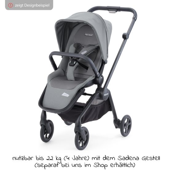 Recaro Sitzeinheit für Sadena und Celona - Prime - Silent Grey