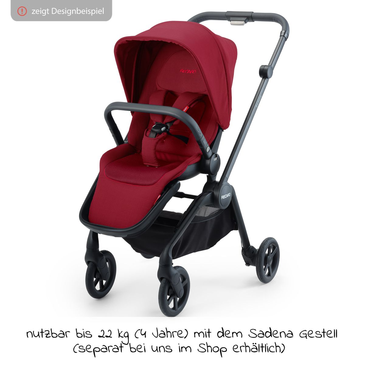Recaro Sitzeinheit für Sadena und Celona - Select - Garnet Red