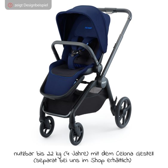 Recaro Sitzeinheit für Sadena und Celona - Select - Pacific Blue